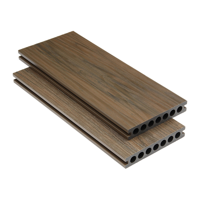 Anti UV Outdoor Capped Composite Decking Trim 140x23mm Oak For Garden