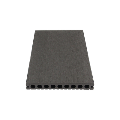 Wood Fiber Walnut Outdoor Composite Decking Boards 225x30mm Non Toxic