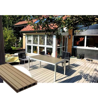 Eco Friendly Hollow Composite Decking For Park 3.6 m Beach Road Unsplit