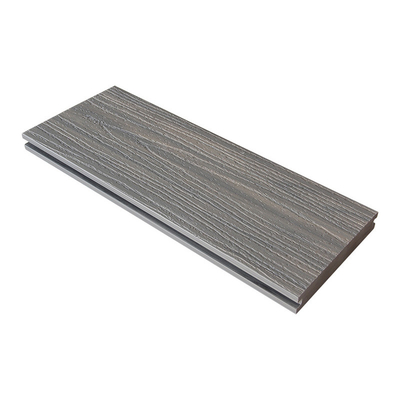 Easy Installing 138x23mm Capped Composite Wood Decking Dark Teak