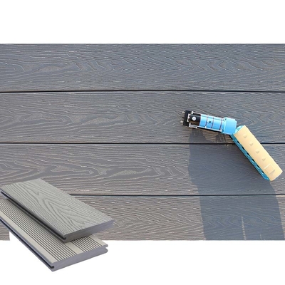 Exterior Robust Wood solid edge Composite decking Trim Boards Customized Length