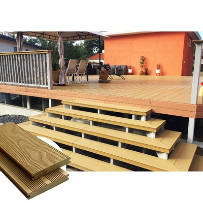 Outdoor Decoration Solid Composite Decking Waterproof