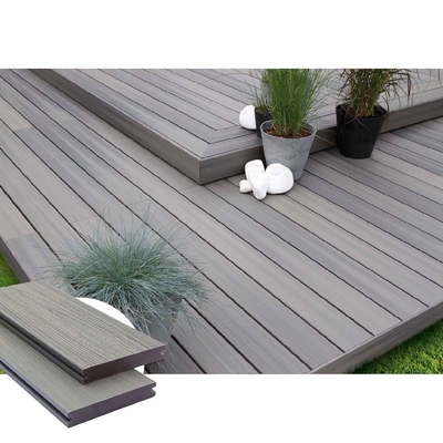 Innocuous Recyclable WPC Floor Wood Outdoor Composite Decking Oak 138x23mm