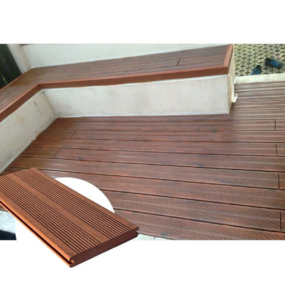 Modern Building Solid Composite Decking Trim 140*21mm  Fire Resistance