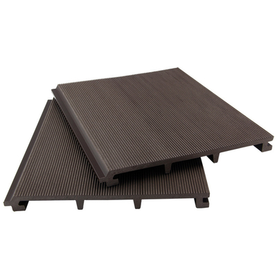245*23mm Colored Exterior Wood Wall Panels Fibers Groove Surface
