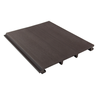 245*23mm Colored Exterior Wood Wall Panels Fibers Groove Surface