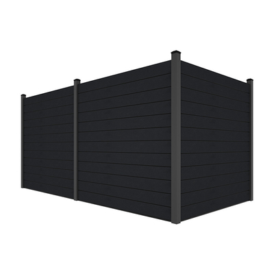 CE FSC Plastic WPC Horizontal Composite Wood Fence Planks Anti Mildew For Patio