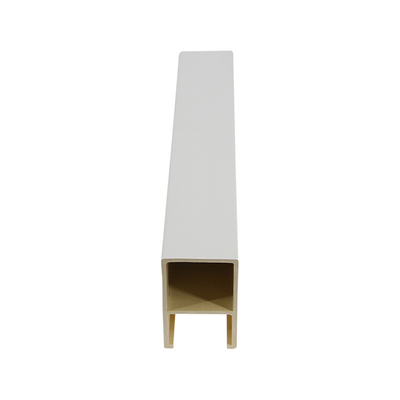 ISO Bathrooms Basements PVC Interior Wood Ceiling Panels No Crack 50x90mm