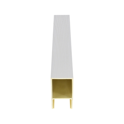ISO Bathrooms Basements PVC Interior Wood Ceiling Panels No Crack 50x90mm