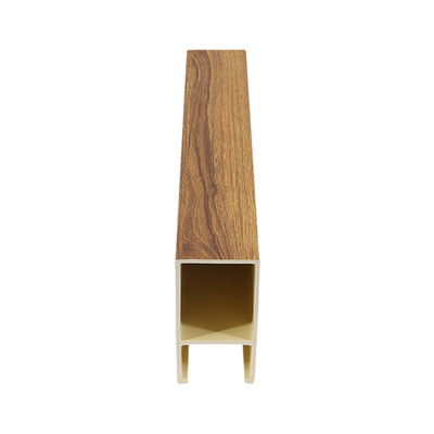 ISO Bathrooms Basements PVC Interior Wood Ceiling Panels No Crack 50x90mm