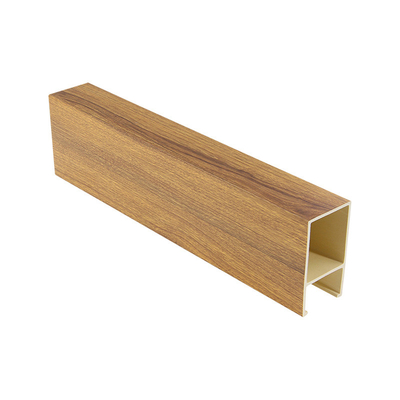 ISO Bathrooms Basements PVC Interior Wood Ceiling Panels No Crack 50x90mm
