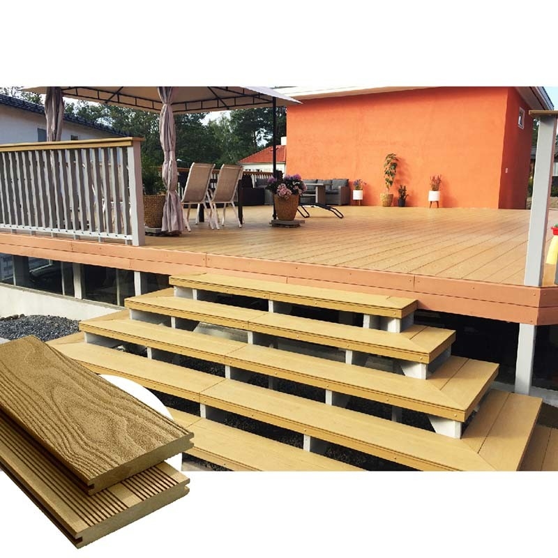 Outdoor Decoration Solid Composite Decking Waterproof